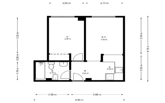 PISO EN RAXÓ/POIO DE 1 HABITACIÓN